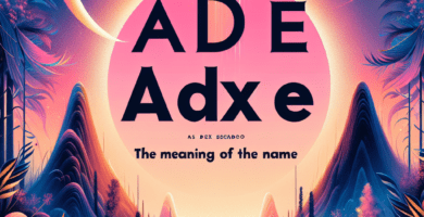 el significado del nombre adexe 3097