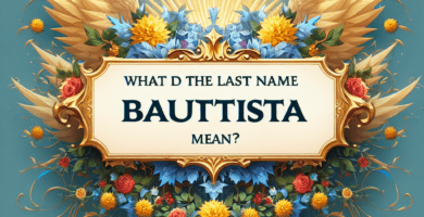 que significa el apellido bautista 7a85